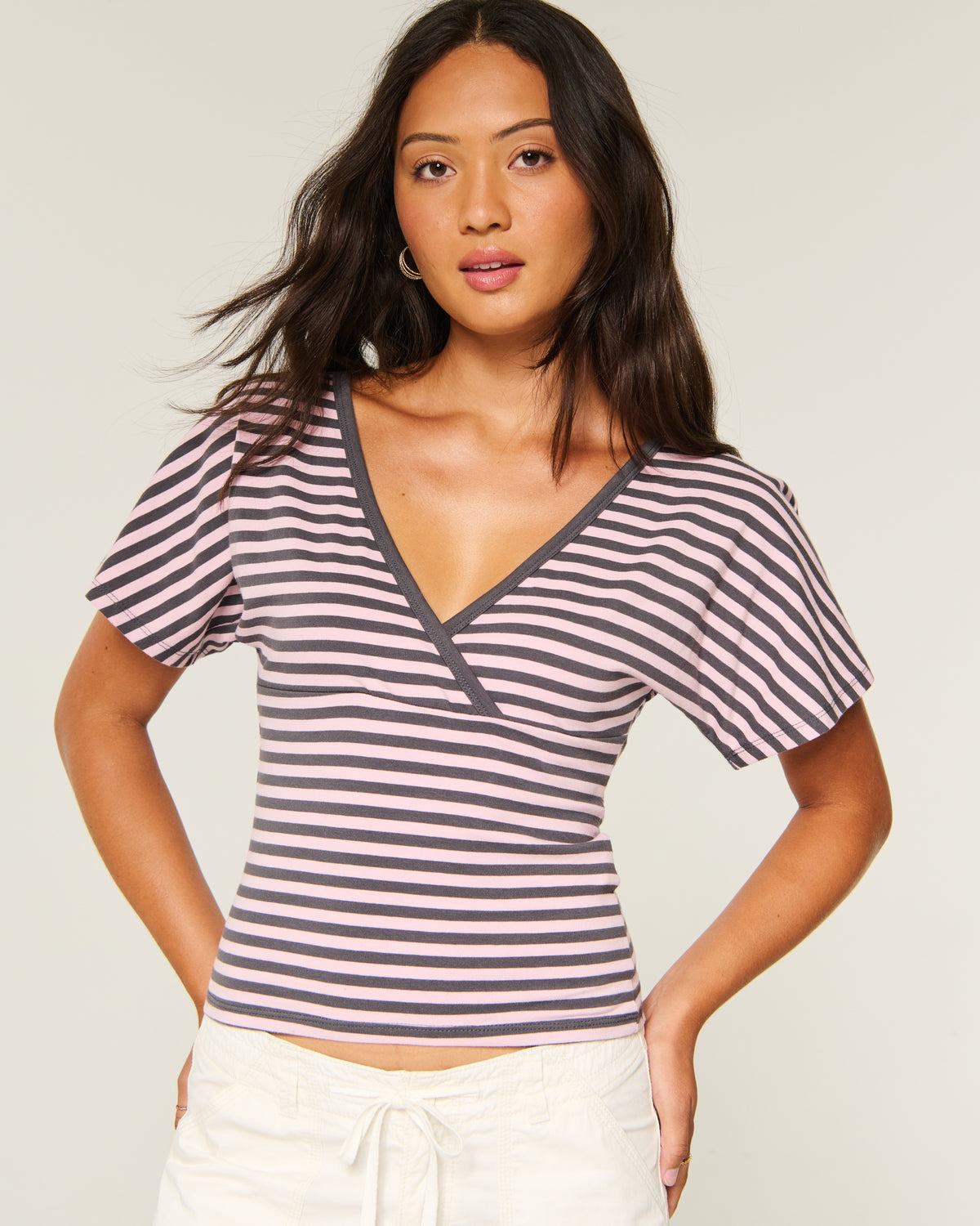 Hollister Wrap V-Neck Top