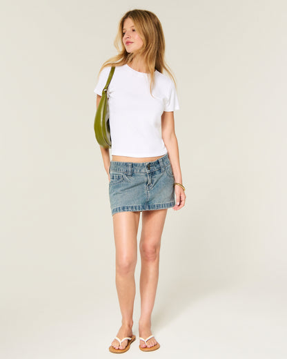 Hollister Cotton Crew Baby Tee