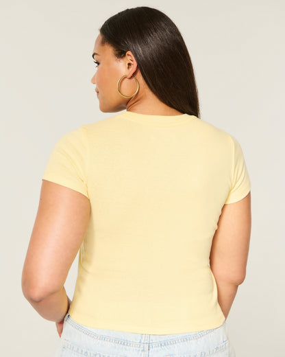 Hollister Cotton Crew Baby Tee