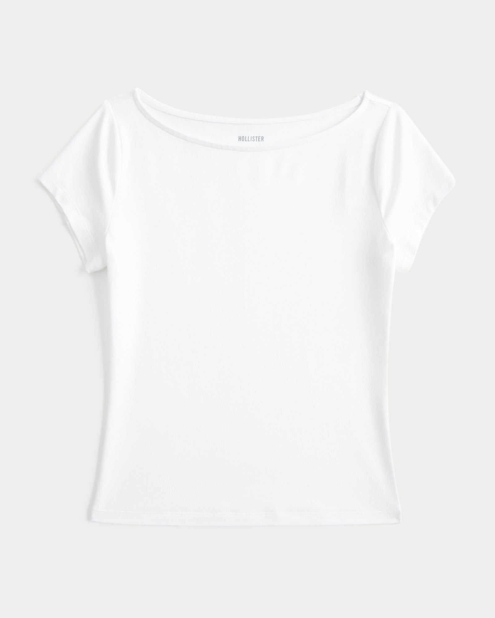 Hollister Soft Seamless Fabric Slash-Neck Top