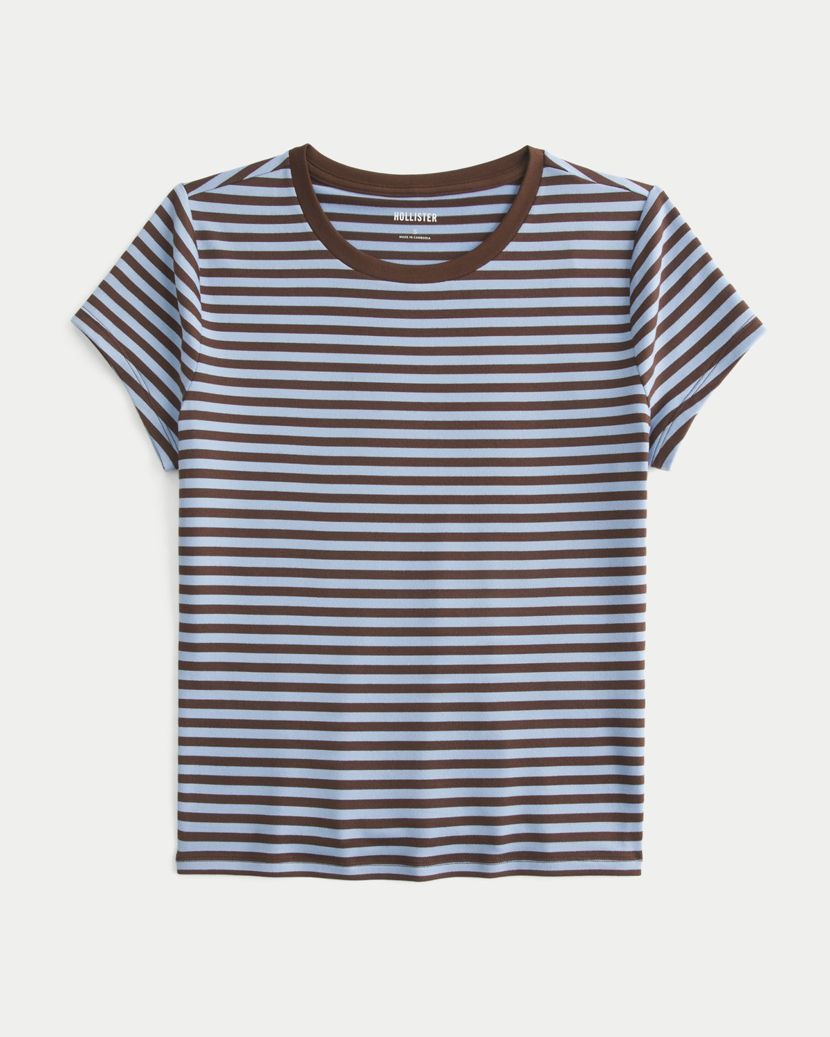 Hollister Smooth Seamless Fabric Crew Baby Tee