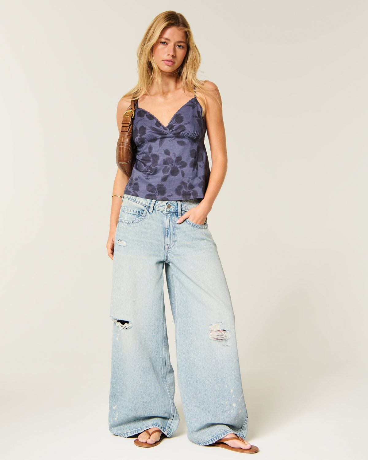 Hollister Embroidered Layering Cami