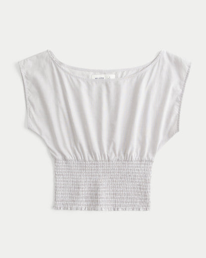 Hollister Banded Off-the-Shoulder Top