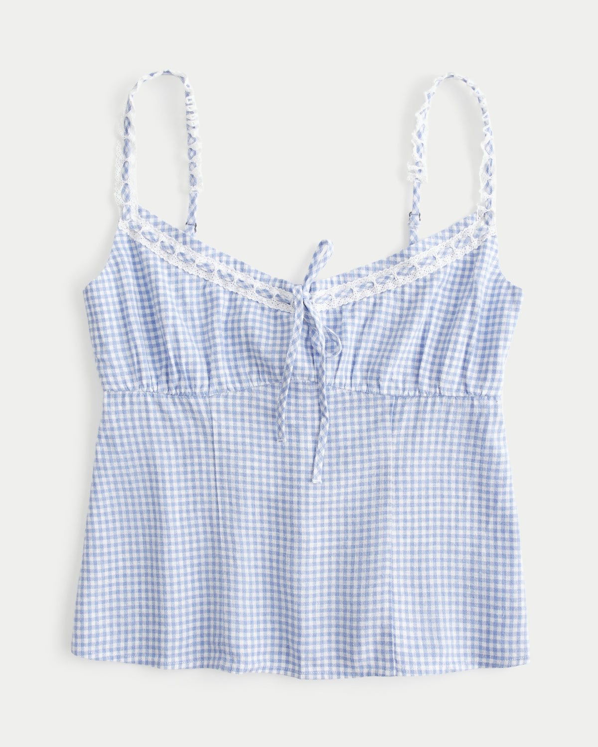 Hollister Linen-Blend Tie Front Cami