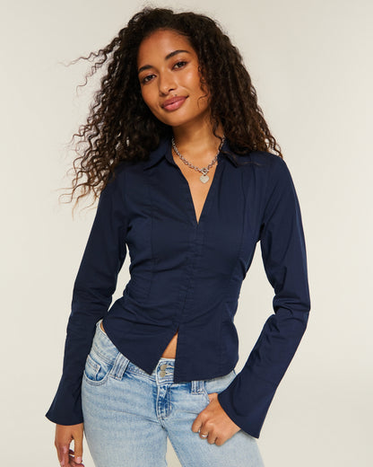 Hollister Bell Sleeve Shirt