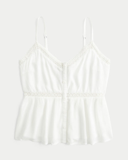 Hollister V-Neck Babydoll Tank