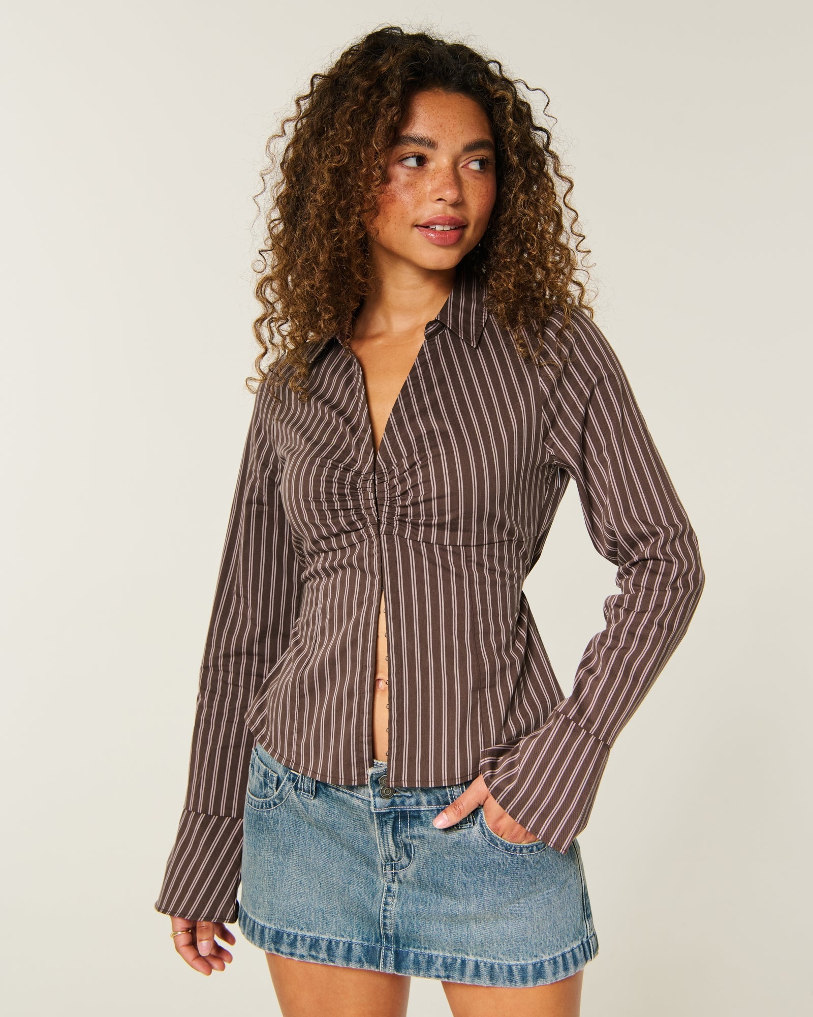 Hollister Bell Sleeve Shirt