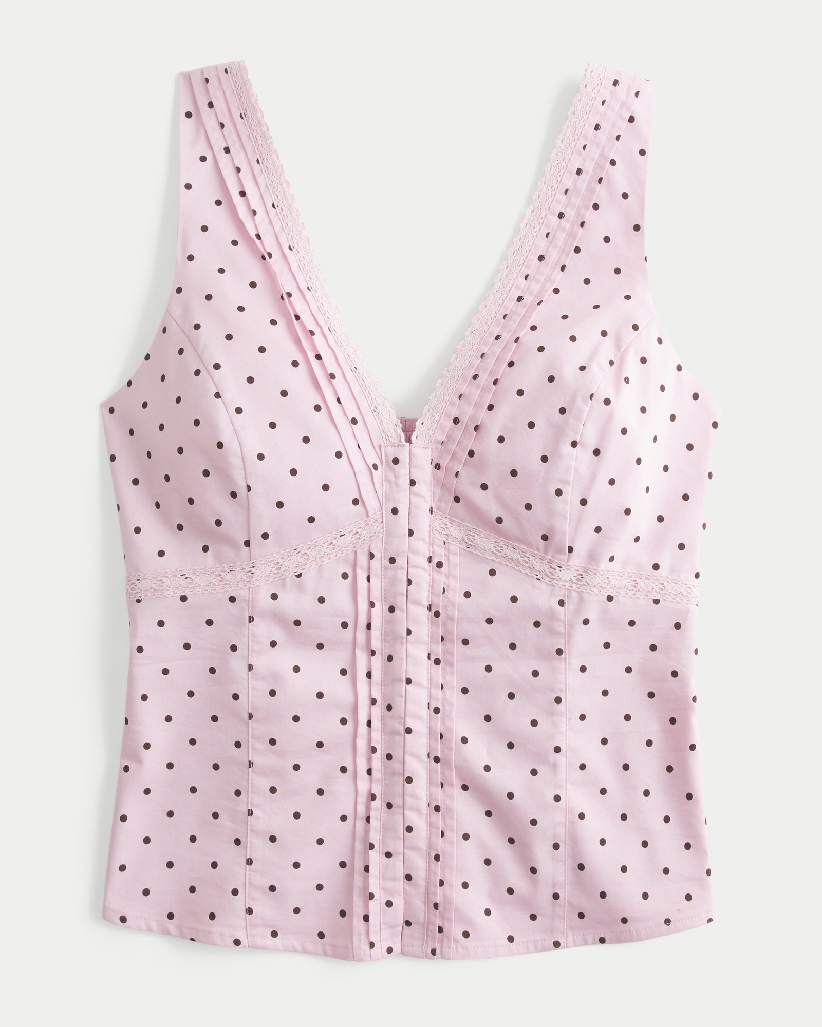 Hollister Hook & Eye Lace Trim Tank