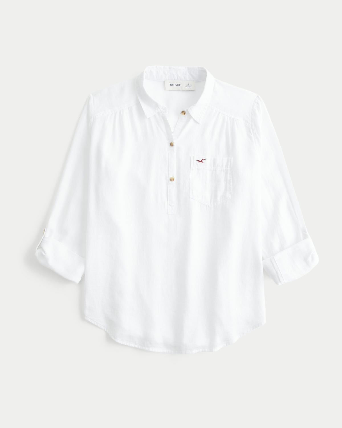 Hollister Easy Popover Shirt