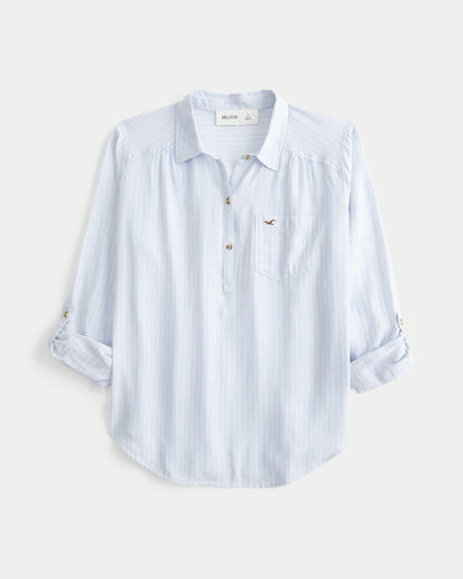 Hollister Easy Popover Shirt
