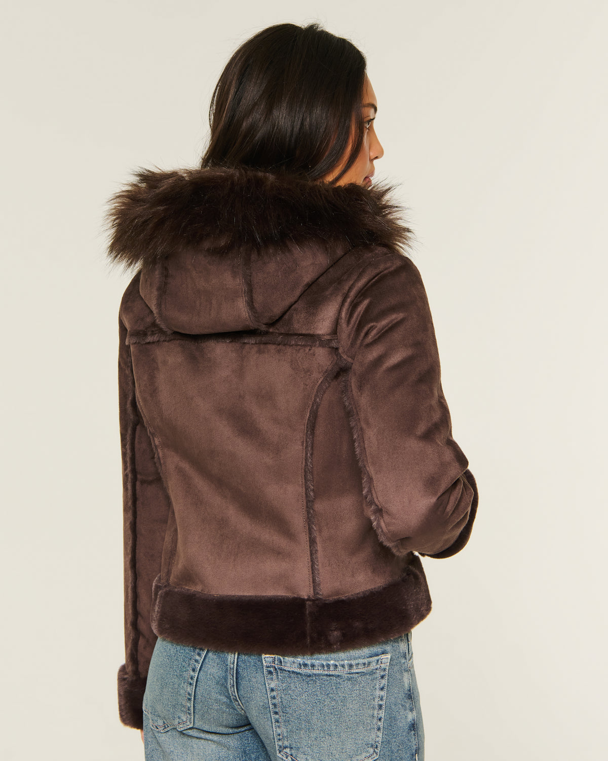 Hollister Faux Shearling Jacket