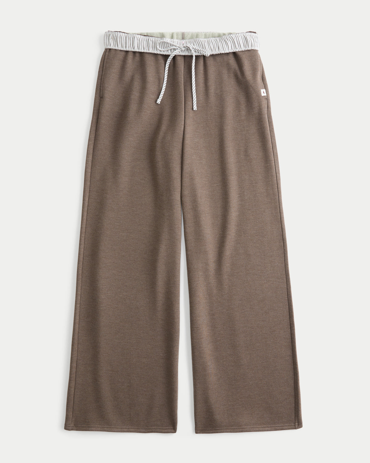 Hollister Low-Rise Wide-Leg Knit Pants