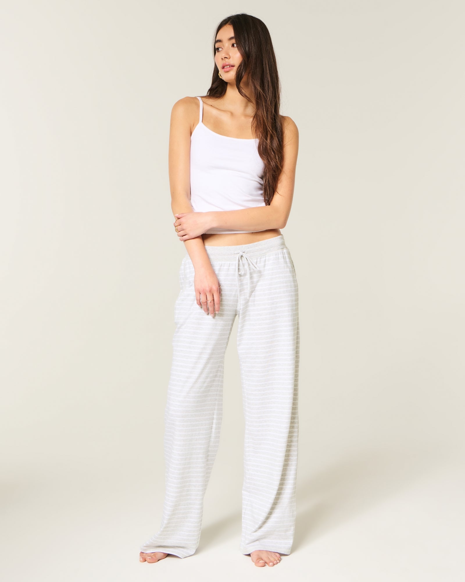 Hollister Knit Wide-Leg Pants