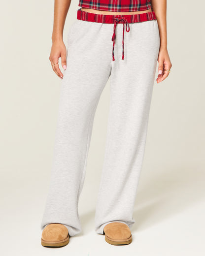 Hollister Low-Rise Wide-Leg Knit Pants