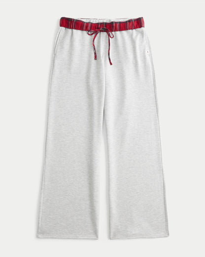 Hollister Low-Rise Wide-Leg Knit Pants