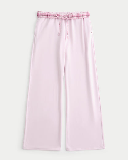 Hollister Low-Rise Wide-Leg Knit Pants