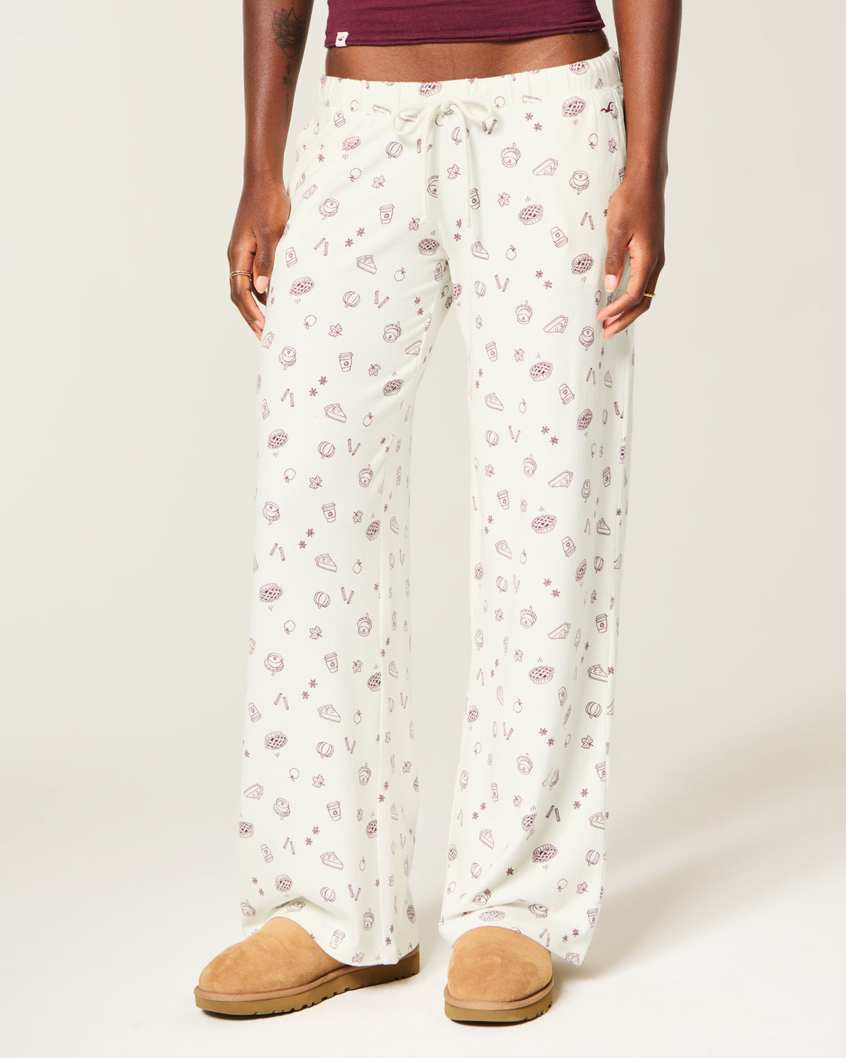Hollister Cozy Wide-Leg Pants