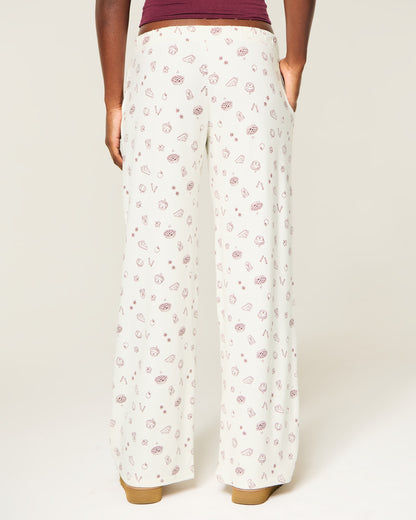 Hollister Cozy Wide-Leg Pants