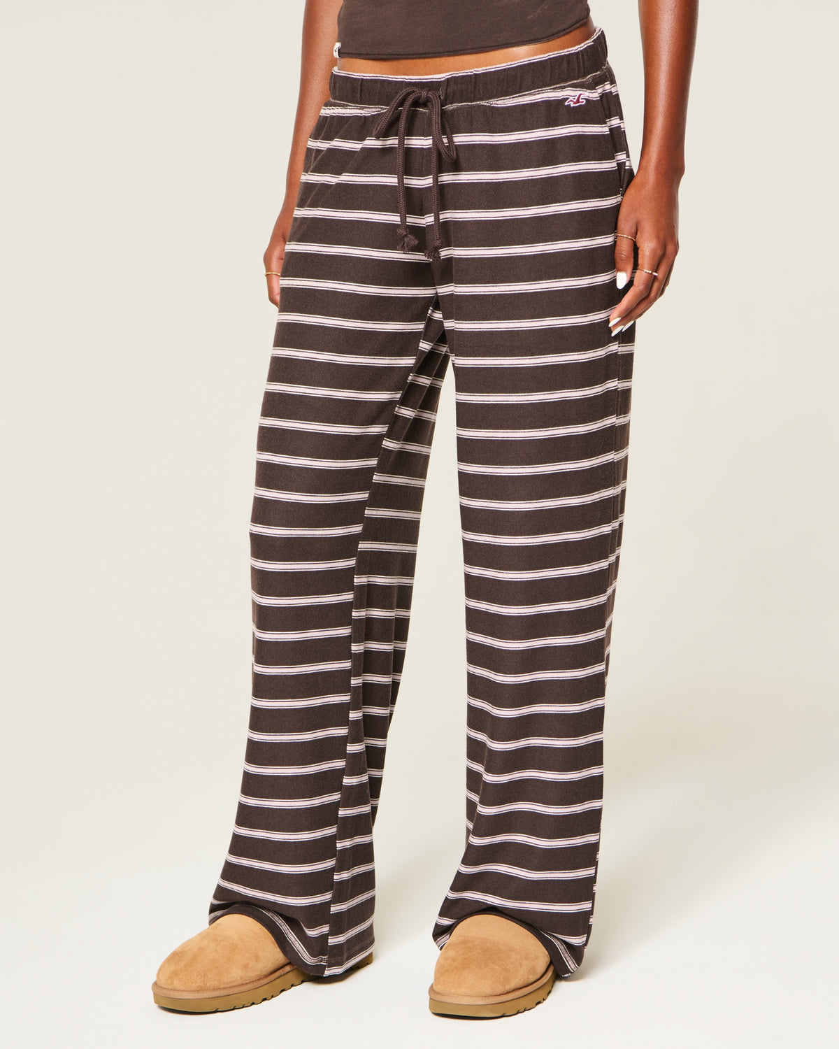 Hollister Cozy Wide-Leg Pants