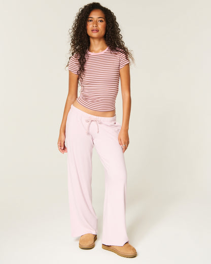 Hollister Cozy Wide-Leg Pants