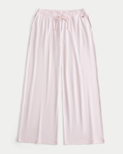 Hollister Cozy Wide-Leg Pants