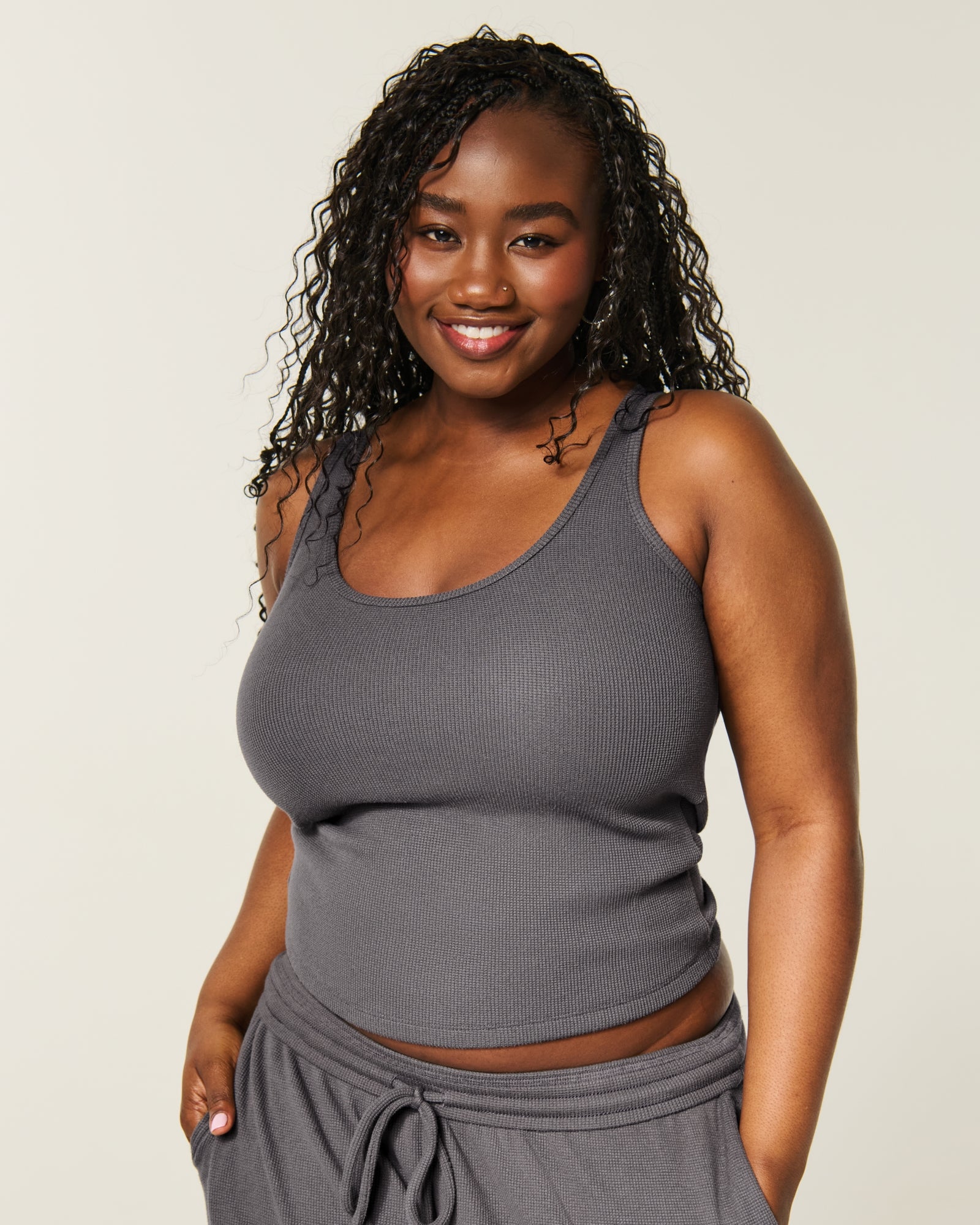 Hollister Waffle Tank
