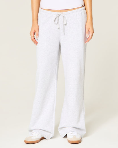 Hollister Hollister Feel Good Low-Rise Wide-Leg Sweatpants