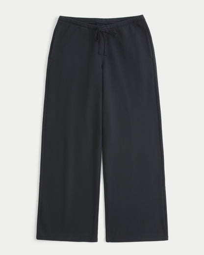 Hollister Hollister Feel Good Low-Rise Wide-Leg Sweatpants