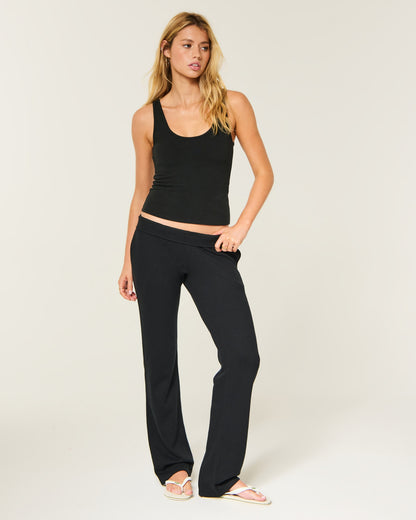 Hollister Low-Rise Straight Sweatpants
