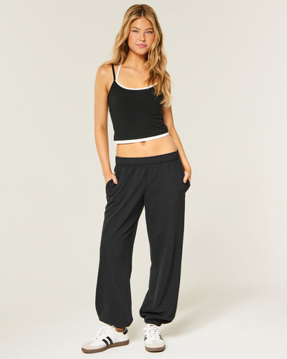 Hollister Hollister Feel Good Low-Rise Fleece Joggers