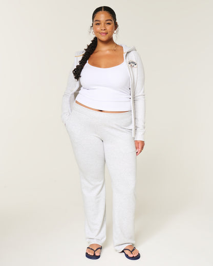 Hollister Low-Rise Straight Sweatpants