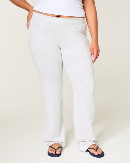 Hollister Low-Rise Straight Sweatpants