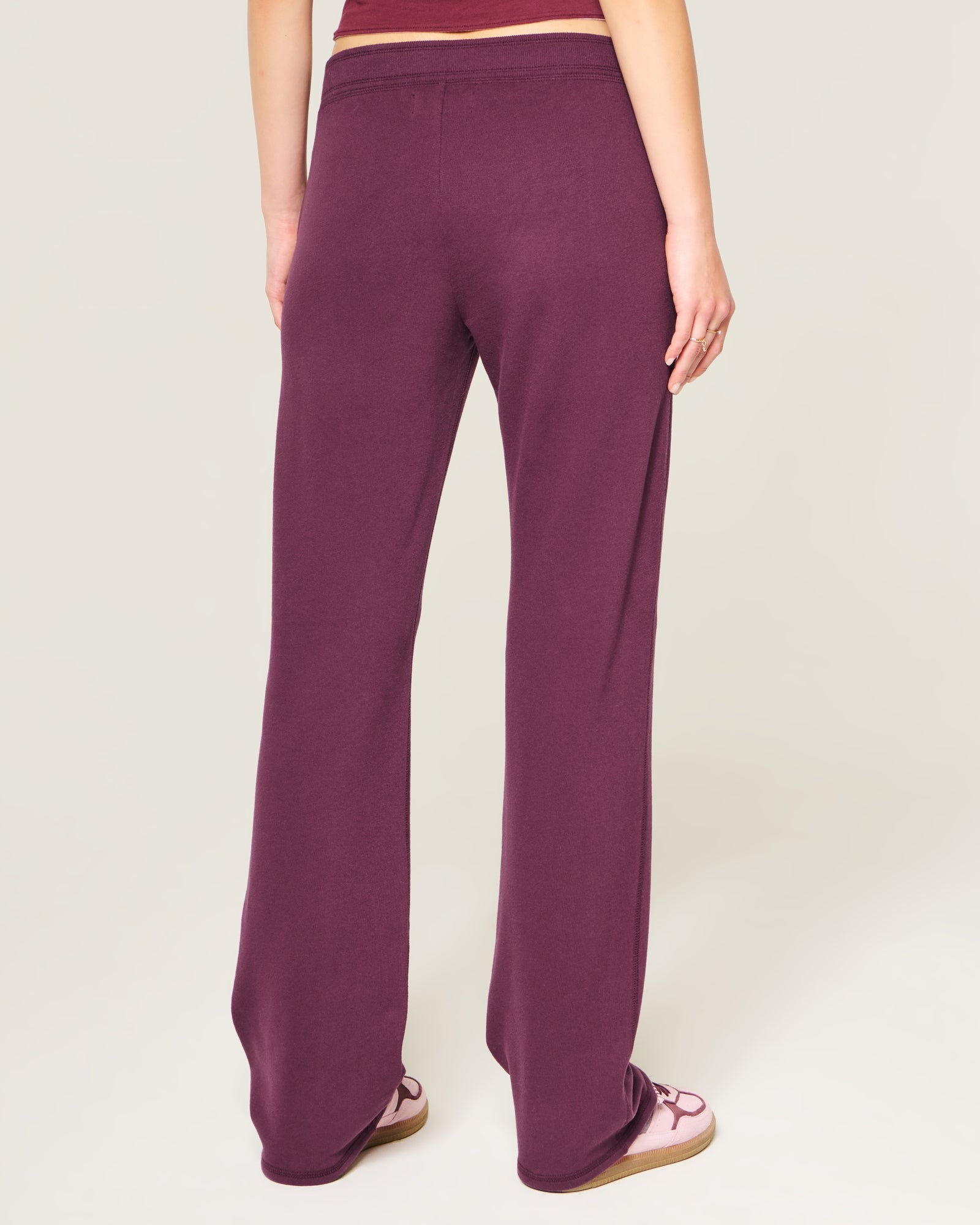 Hollister Low-Rise Straight Sweatpants