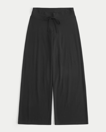 Hollister Knit Wide-Leg Pants