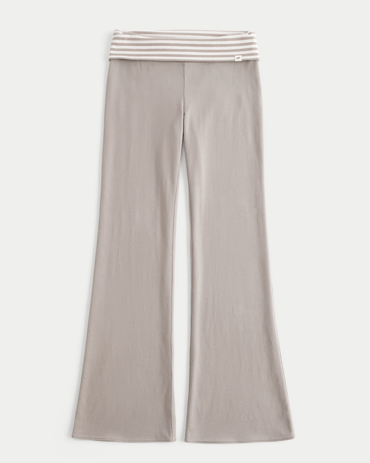 Hollister Hollister Callie Reversible Knit Foldover Flare Pants