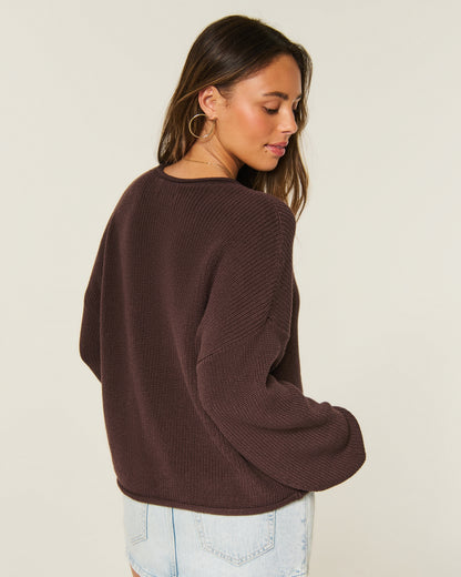 Hollister Easy Roll-Neck Crew Sweater