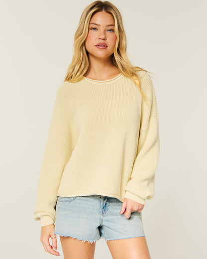 Hollister Easy Roll-Neck Crew Sweater