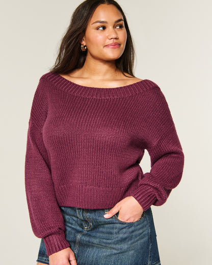Hollister Lofty Off-the-Shoulder Sweater