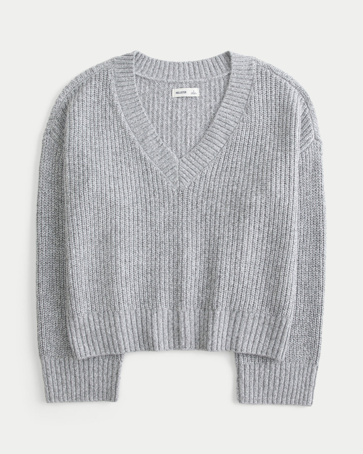 Hollister Easy V-Neck Shaker Sweater