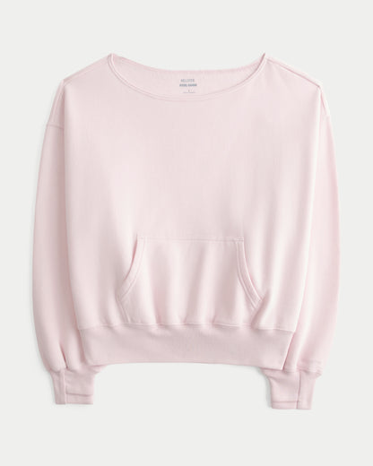 Hollister Hollister Feel Good Off-the-Shoulder Sweatshirt