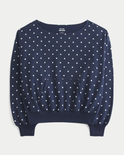 Hollister Hollister Feel Good Off-the-Shoulder Sweatshirt