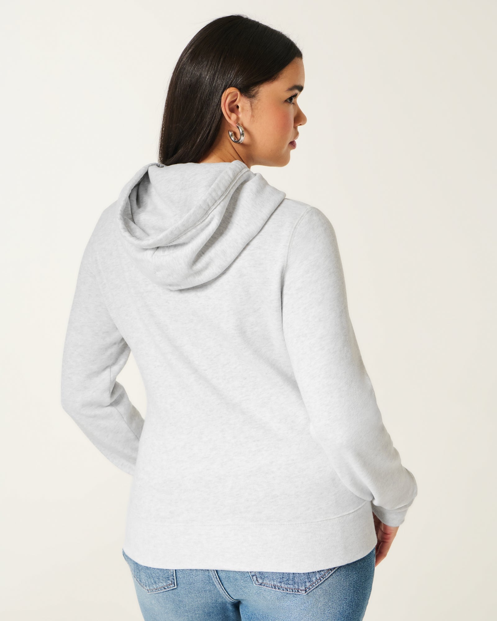 Hollister Hollister Feel Good Customizable Charm Zip-Up Hoodie