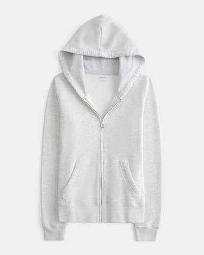 Hollister Hollister Feel Good Customizable Charm Zip-Up Hoodie
