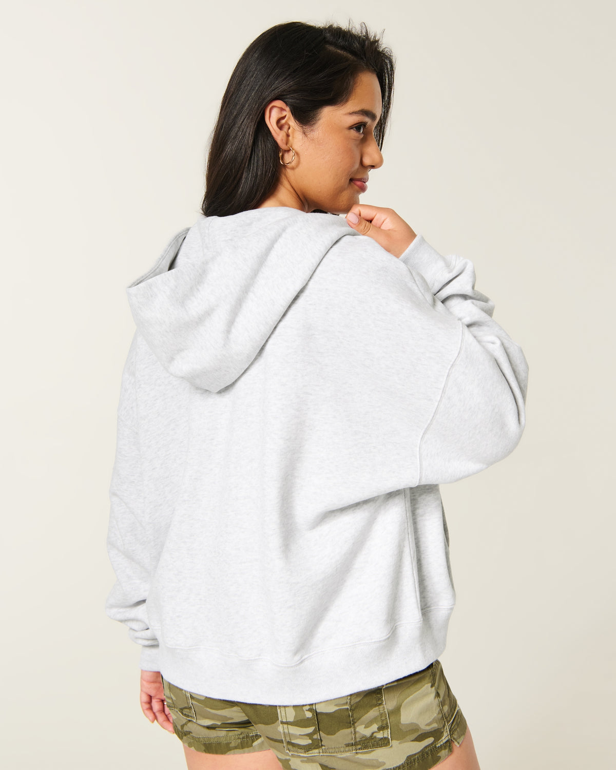 Hollister Hollister Feel Good Easy Zip-Up Hoodie