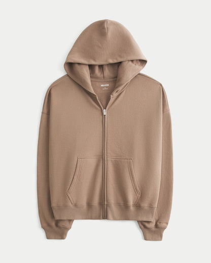 Hollister Hollister Feel Good Easy Zip-Up Hoodie
