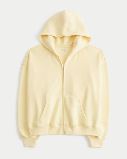 Hollister Hollister Feel Good Easy Zip-Up Hoodie