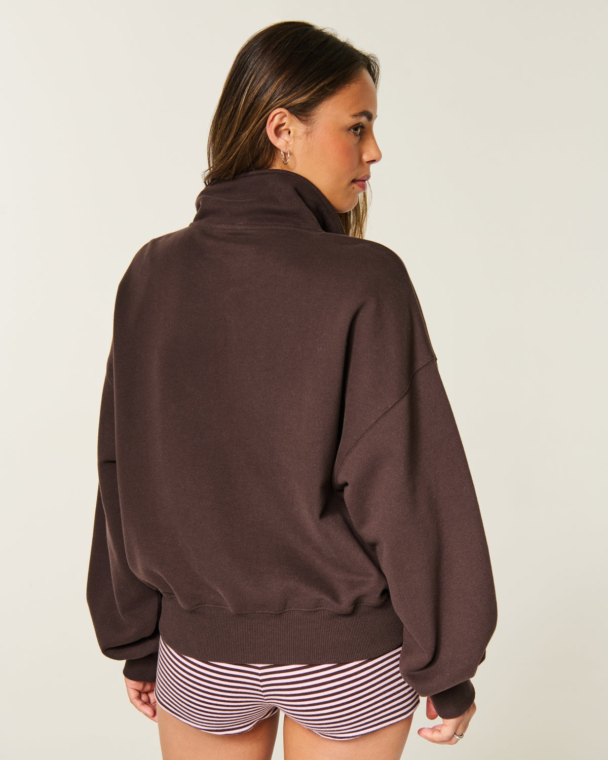 Hollister Hollister Feel Good Half-Zip Sweatshirt