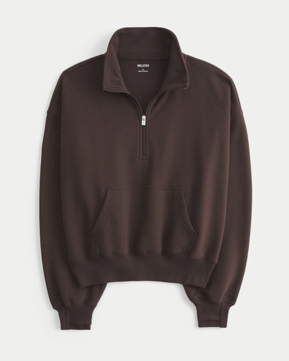 Hollister Hollister Feel Good Half-Zip Sweatshirt