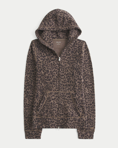 Hollister Hollister Feel Good Slim Zip-Up Hoodie