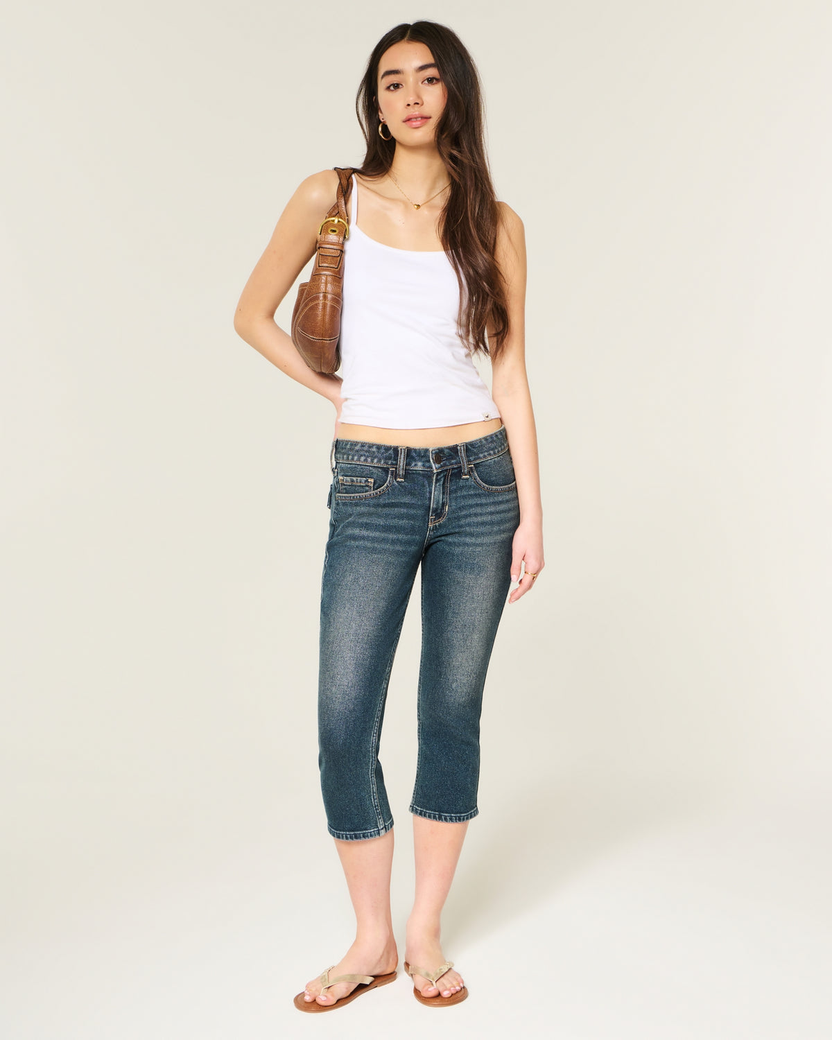 Hollister Low-Rise Capri Jeans